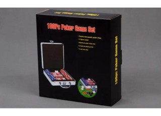 Покерный набор 100 фишек по 11,5 г с номиналом (алюминиевый кейс)