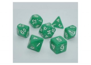 Набор кубиков Pearl 7 Dice Set - Green (7 шт.)