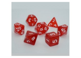 Набор кубиков Pearl 7 Dice Set - Red (7 шт.)