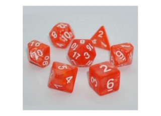 Набор кубиков Pearl 7 Dice Set - Coral (7 шт.)