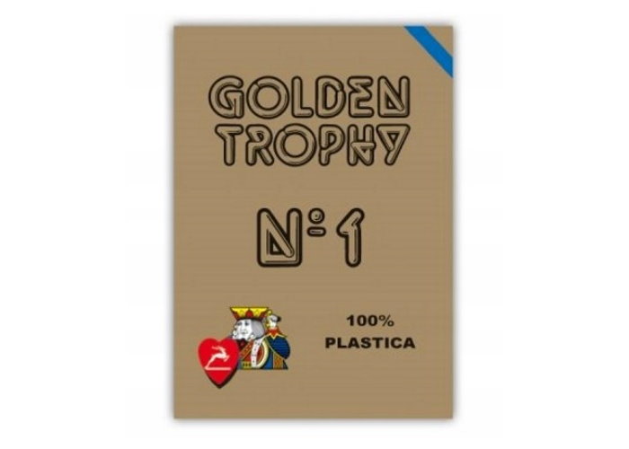 Карты игральные Modiano Golden Trophy 100% Plastic (blue)