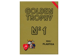Карты игральные Modiano Golden Trophy 100% Plastic (red)