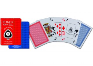 Карты игральные 100% Plastic Poker Texas Hold'em