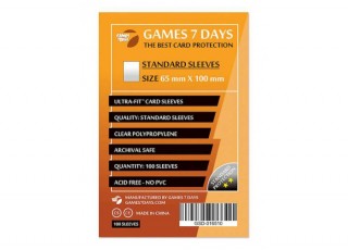 Протекторы для карт Games7Days (65 х 100 мм, Magnum, 100 шт.) (STANDART)