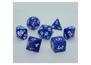 Набор кубиков Pearl 7 Dice Set - Blue (7 шт.)