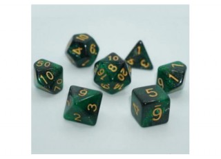 Набор кубиков Galaxy 7 Dice Set - Dark green (7 шт.)