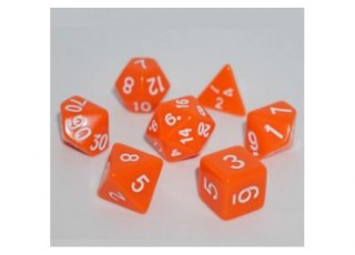 Набор кубиков Opaque 7 Dice Set - Orange (7 шт.)