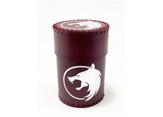 Dice cap Lupul (burgundy) (Dice cup Wolf burgundy)