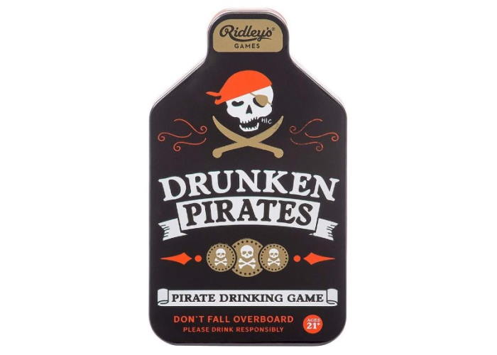 Коробка настольной игры Пьяные пираты: алкогольная игра (англ.)