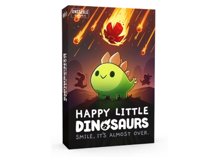 Коробка настольной игры Счастливые маленькие динозавры (англ.)