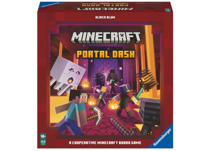 Коробка настольной игры Майнкрафт: Portal Dash (англ.)