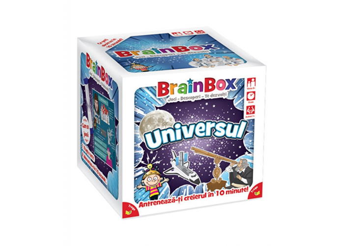 Коробка настольной игры BrainBox: Вселенная (рум.)