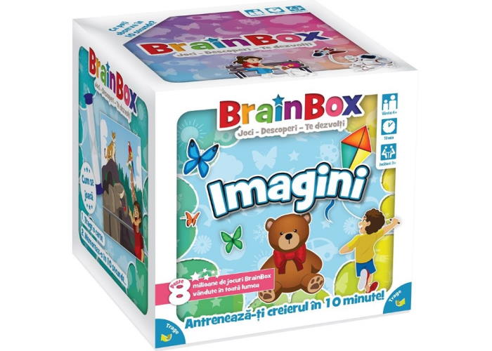 Коробка настольной игры BrainBox: Картинки (рум.)
