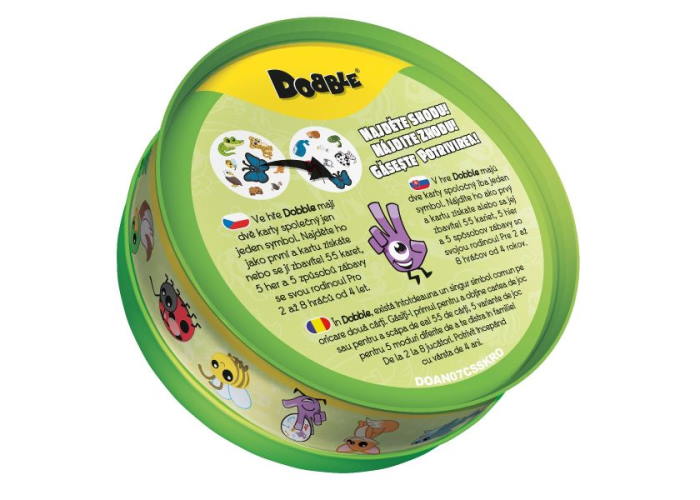 Банка настольной игры Доббль: Животный Мир (рум.)