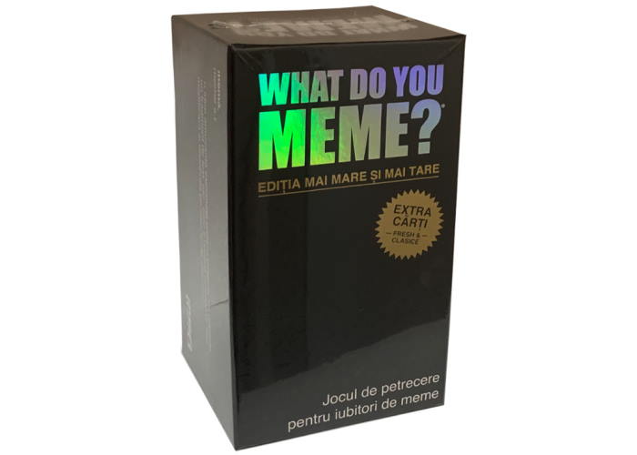 Коробка настольной игры Какой ты мем? Основная игра (What Do You Meme? Core game) (рум.)