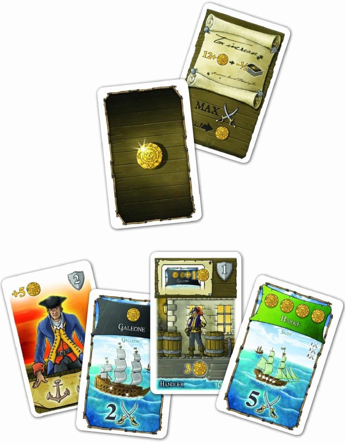 Карты настольной игры Порт Рояль (рум.)
