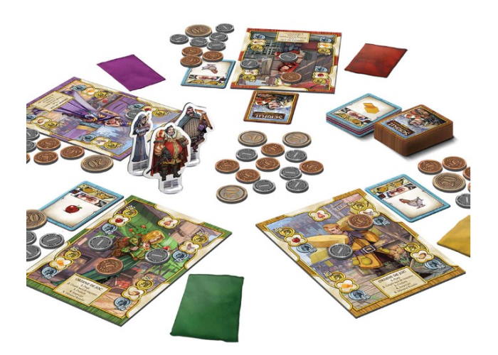 Компоненты настольной игры Шериф из Ноттингема, 2-е издание (рум.)