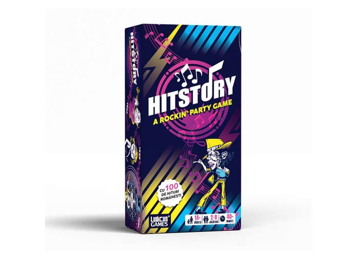 Коробка настольной игры HitStory (рум.)
