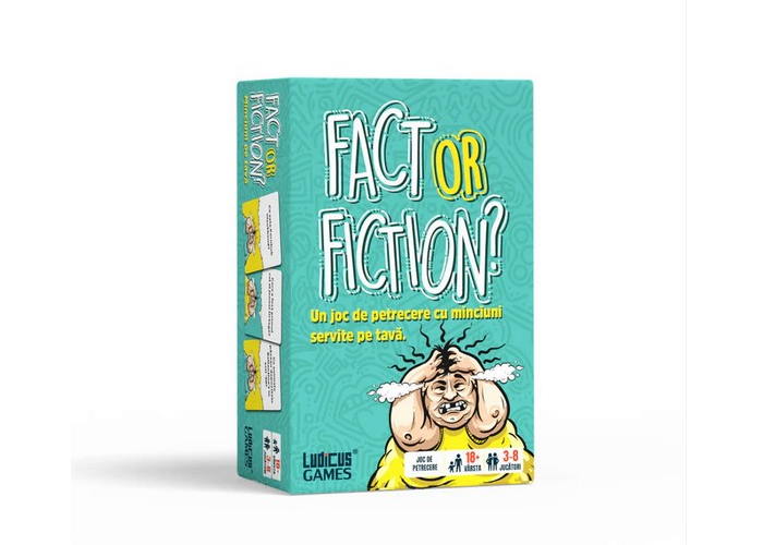 Коробка настольной игры Факт или вымысел (рум.)