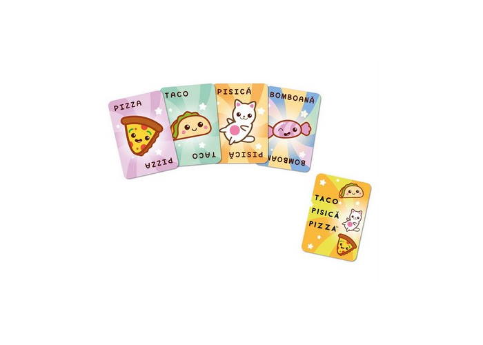 Карты настольной игры Тако Кот Пицца (рум.)