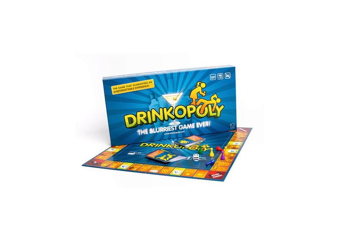 Настольная игра Drinkopoly (англ.)