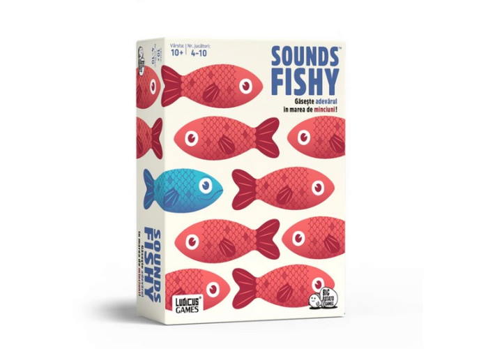 Коробка настольной игры Sounds Fishy (рум.)