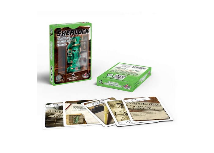 Настольная игра Шерлок: Смерть археолога (рум.) и её компоненты