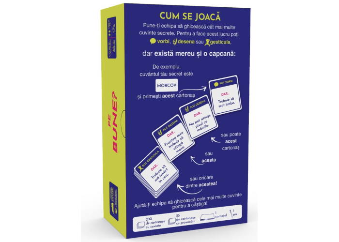 Дно коробки настольной игры Серьезно? (рум.)