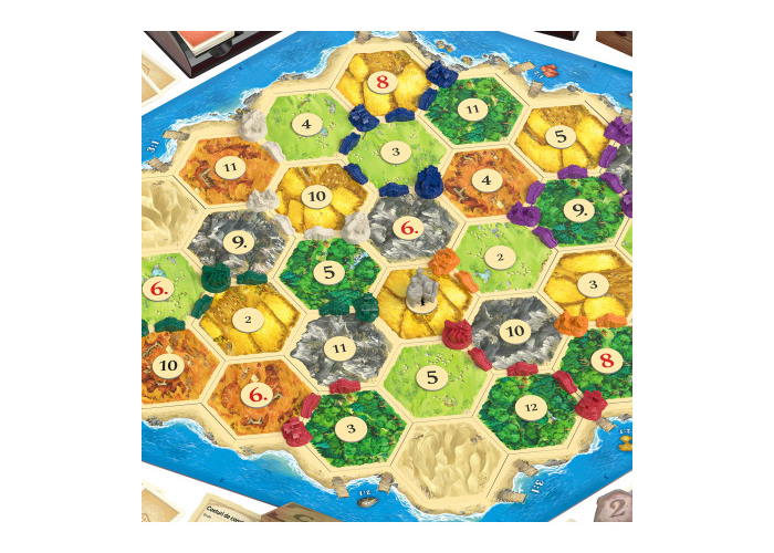 Компоненты дополнения Катан: Дополнение для 5-6 игроков (рум.)