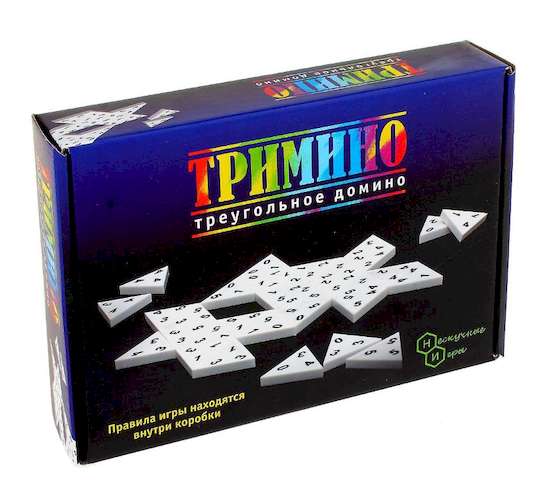 Коробка с настольной игрой Тримино