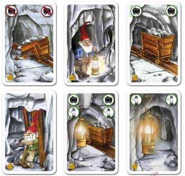Карточки настольной игры Гномы-вредители: Дуэль (Саботёр, Saboteur: The Due)
