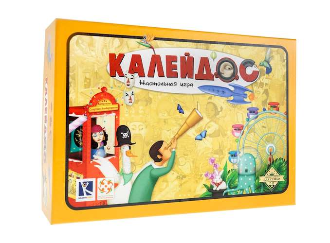 Коробка с настольной игрой Калейдос