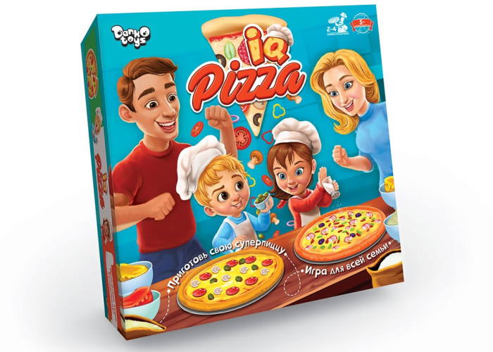 Коробка настольной игры IQ Пицца 