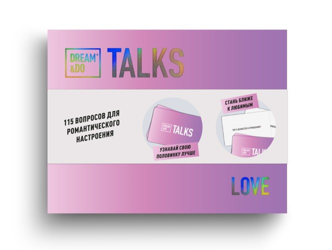 Cutia jocului de masă-conversație ediția Dream&Do Talks Love