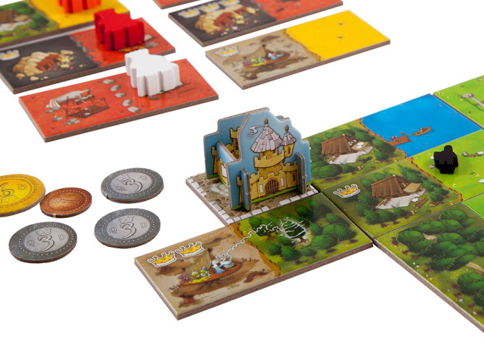 Gameplay-ul jocului de masă Patchwork Empire