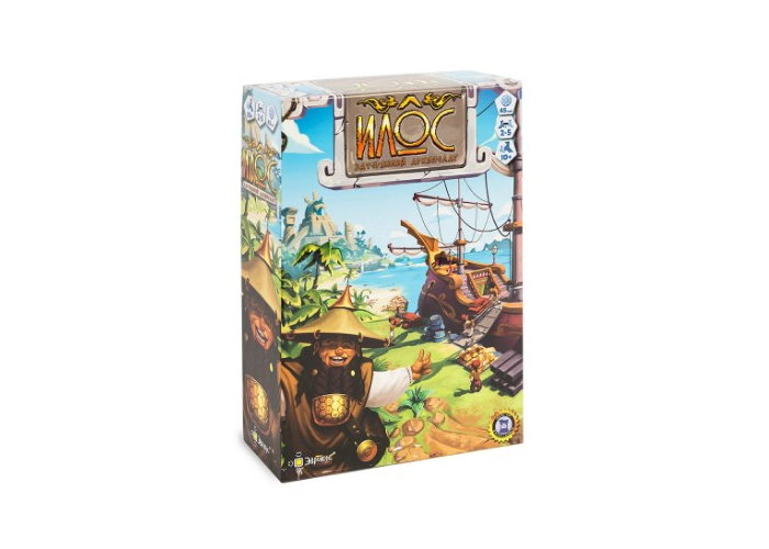 Коробка с настольной игрой Илос. Затерянный архипелаг (Ilos)