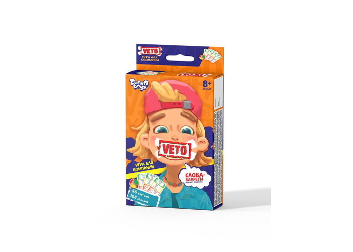 Коробка настольной игры Вето (мини)