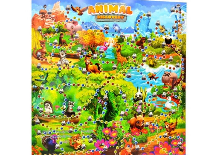 Игровое поле настольной игры Animal Discovery