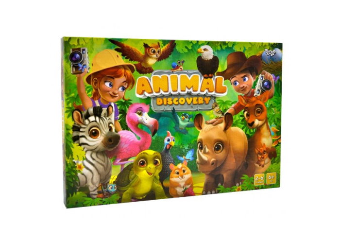 Коробка настольной игры Animal Discovery