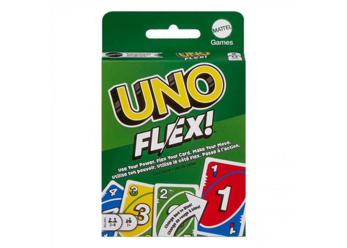 Коробка настольной игры Уно Flex